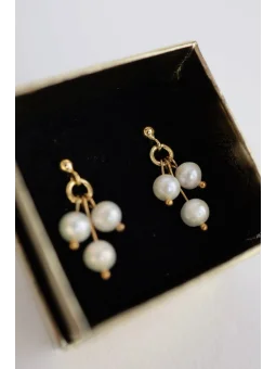 Kolczyki z naturalnych pereł | 100% handmade|  Upiększaj