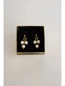 Kolczyki z naturalnych pereł | 100% handmade|  Upiększaj