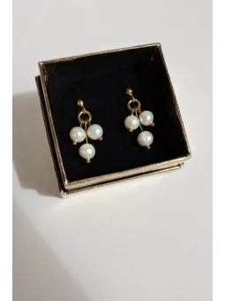 Kolczyki z naturalnych pereł | 100% handmade|  Upiększaj