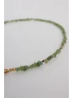 Zielony naszyjnik z apatytu i czarnego turmalinu | Upiększaj