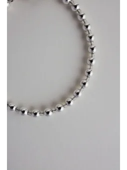 Bransoletka ze srebrnego hematytu i opalu | Upiększaj