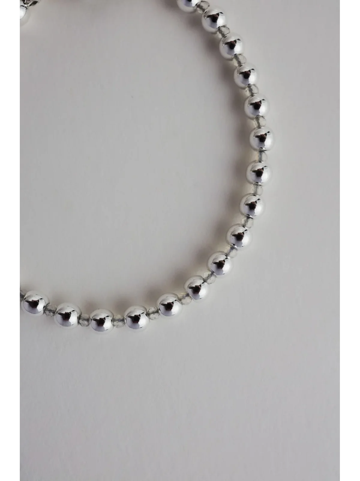 Bransoletka ze srebrnego hematytu i opalu | Upiększaj