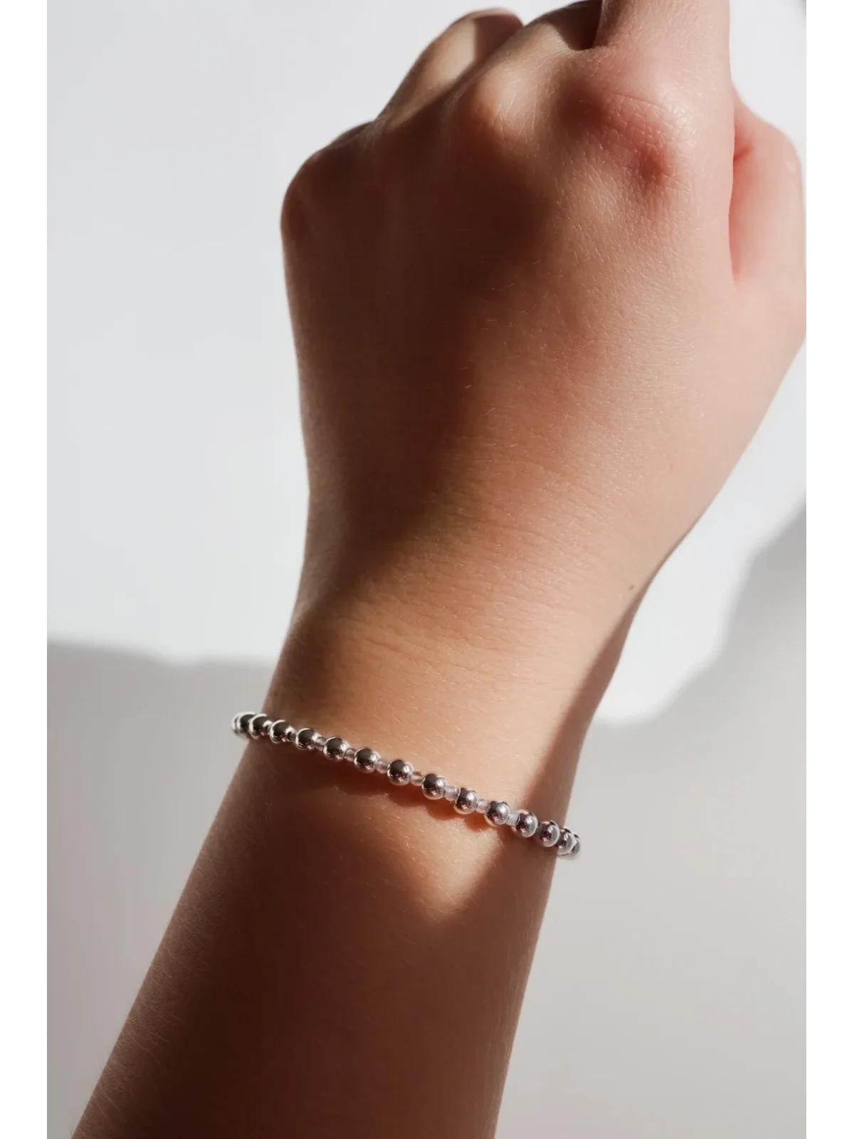 Bransoletka ze srebrnego hematytu i opalu | Upiększaj