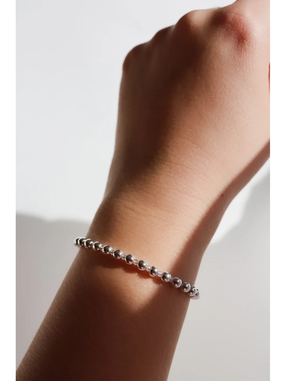 Bransoletka ze srebrnego hematytu i opalu | Upiększaj