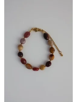 Jesienna bransoletka z mokaitu | Upiększaj