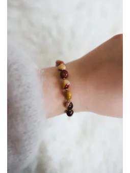 Jesienna bransoletka z mokaitu | Upiększaj