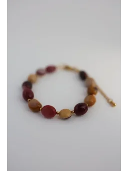 Jesienna bransoletka z mokaitu | Upiększaj