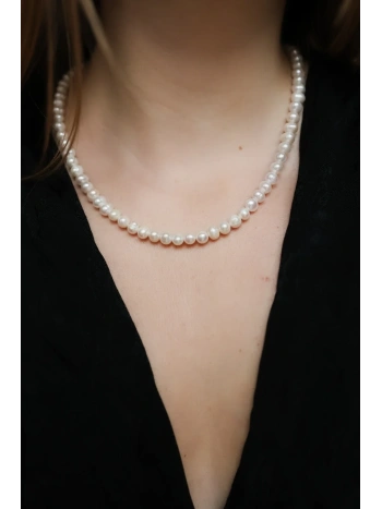 Naszyjnik z pereł unisex | 100% handmade | Upiększaj