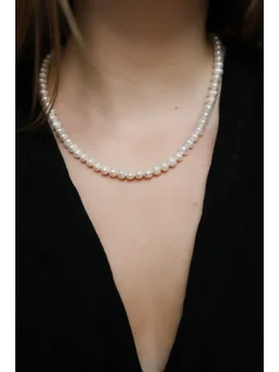 Naszyjnik z pereł unisex | 100% handmade | Upiększaj