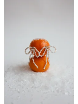 Kolczyki kokardy z pereł naturalnych | Upiększaj