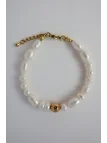 Bransoletka z pereł ze złotą kulką | Upiększaj