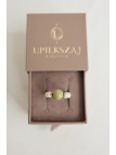 Pierścionek Matcha Latte - Zielony Jaspis | Upiększaj