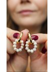 Oorbellen Asy w rękawie – ringen met wisselbare charms | Upiększaj