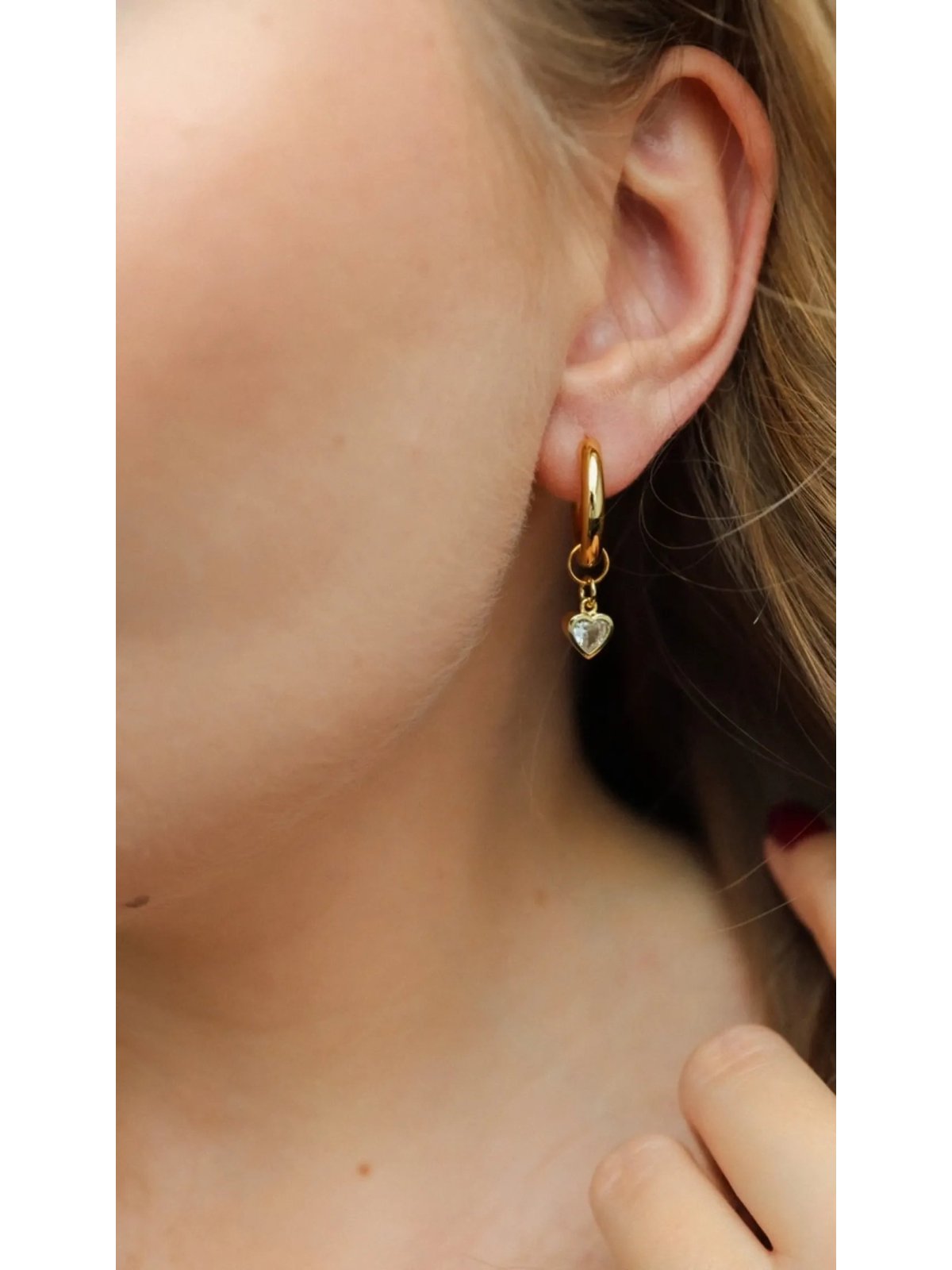 Oorbellen Asy w rękawie – ringen met wisselbare charms | Upiększaj