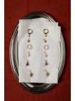 Asy w rękawie Hoop Earrings with Interchangeable Charms | Upiększaj