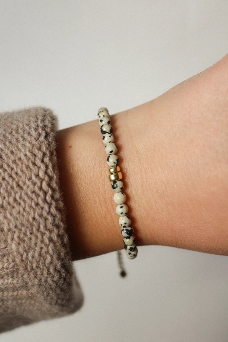 Armband van dalmatische jaspis | Upiększaj