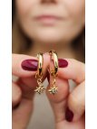 Asy w rękawie Hoop Earrings with Interchangeable Charms | Upiększaj