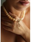 Ketting van nefriet SŁOŃCE – handmade | Upiększaj