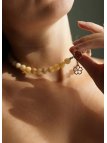 Ketting van nefriet SŁOŃCE – handmade | Upiększaj