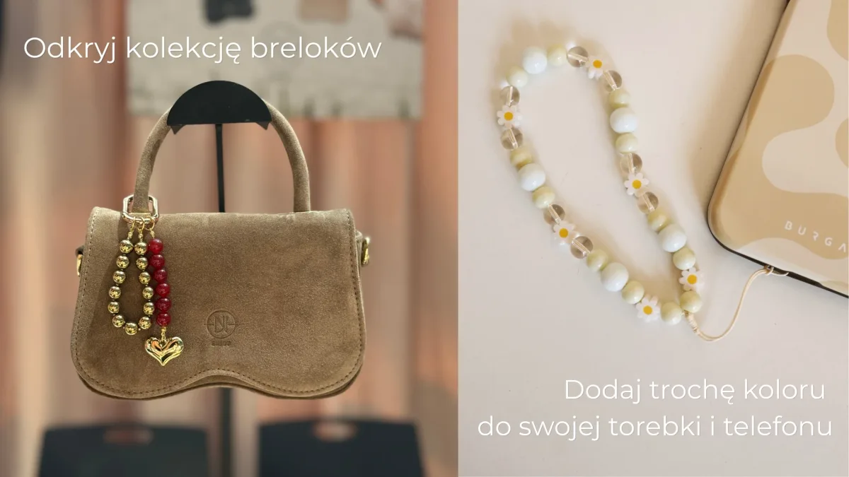 Breloki i zawieszki do torebek z kamieni naturalnych